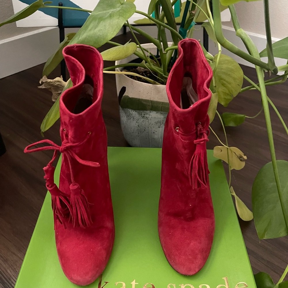 NIB KATE SPADE NEW YORK DILLANE HIGH HEEL BOOTS